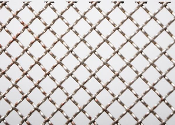 Decorative Galvanized Lock Crimp Woven Wire 1.0m-30m Plain Weave