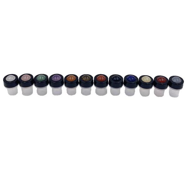 High Quality And Unique Fancy Roller Bottle Caps Packaging Natural Jade Gemstone Roller Ball Tops For Essential Oil Bottles