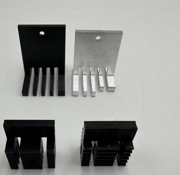 Zinc Plated CNC Aluminum Heatsink Profile Custom For Motor Display