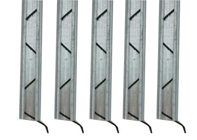 Galvanized Steel Greenhouse Accessories , Lock Channel For Greenhouse Sidewall Film