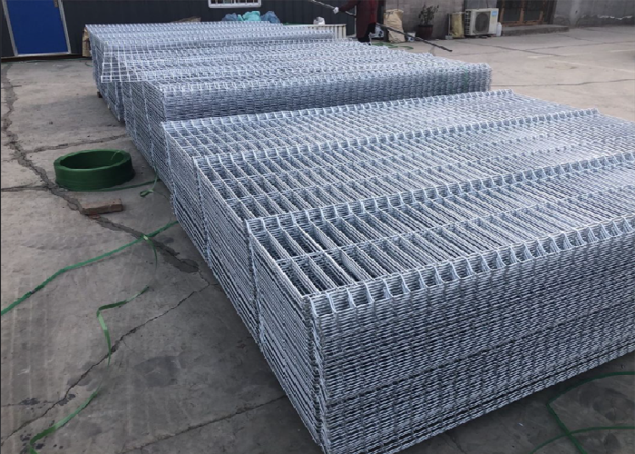 3D Profile Security Fencing Panels Reinforced Mesh With Modular Mounting System