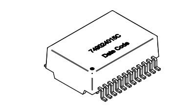 749024015C 1000Base-T SMT Transformer Industrial Grade