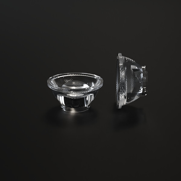 COB LED Lens 45mm Diameter 15 Degree Beam Angle Constructed from PMMA Material Suitable for Hotel Lighting Fixtures and Indoor