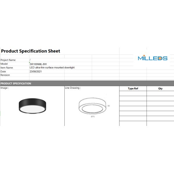 6W 10W 15W 18W ultra-thin surface Downlight for Hotel cabinet residential building corridor clothing accessories shop