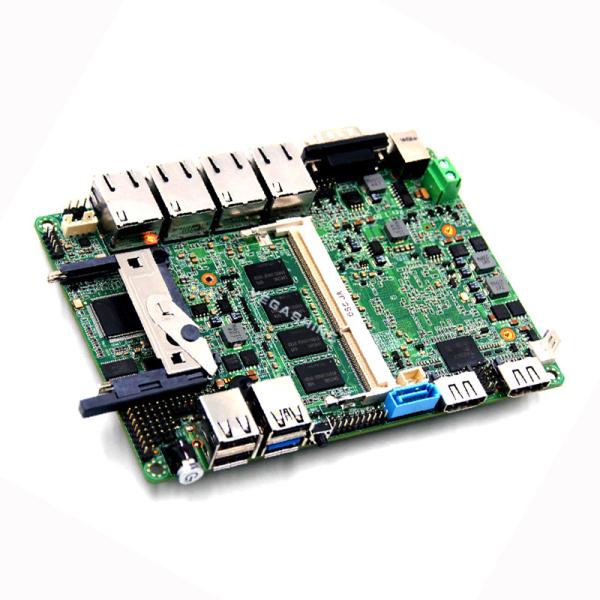 4 LAN 3.5 PC Motherboard Firewall J1800 J1900 E3845 N2806 onboard 4GB RAM