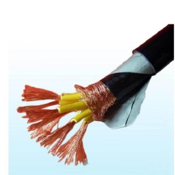 PVC Insulation Single conductor Armoured Control Cable KVV22 450/750V in black color