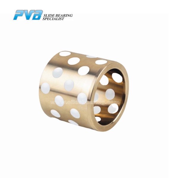 White PTFE Plugged Bronze Bushings For Marine Industry