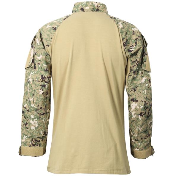 Camisa rápida do assalto da camisa tática do combate da camuflagem