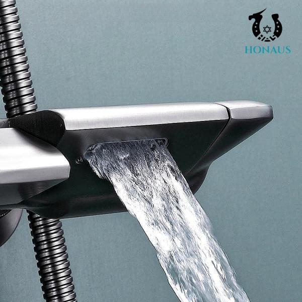 Household Thermostatic Exposed Valve Showers Rainfall Shower Set OEM ODM