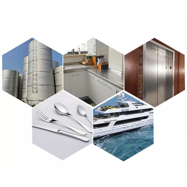 SGS Rustproof Stainless Steel Sheet 2B Finish Acid Resistant Durable