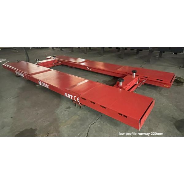 Low profile alignment scissor lift with 2 pcs sliding crossbeam jack rolling jack 5T 4.5M runway AA-ALSL50HC