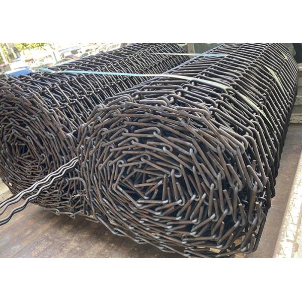 Тяжелый manganese Steel Balance Weave Spiral Wire Mesh Конвейерный ремень