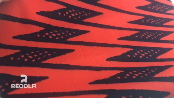Custom Transfer Paper Printing REPREVE Warp Knitted Fabric For Activewear