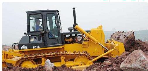 320HP 11.24CBM Dozer Shantui Bulldozer SD32 With Cummins Engine and Big Bulldozer,  Hydraulics Blade and Ripper