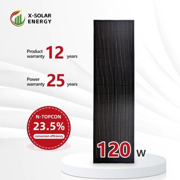 Flexible Black Mono Half Cut Solar Panels 120W 200W 230W 280W 580W Solar Module