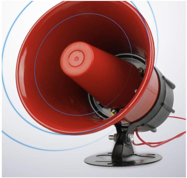 Alto-falante megafone USB MP3 leve de plástico ABS para carro