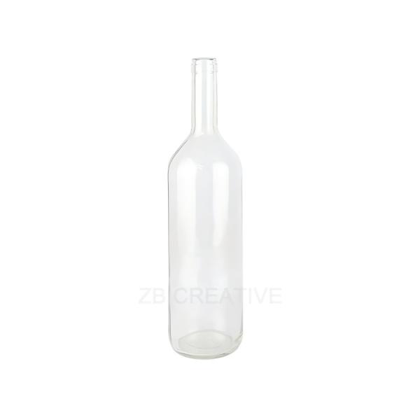 1000ml Classic Bordeaux Empty Wine Glass Bottle Cork Top For Sharing Wine 680g 1835K