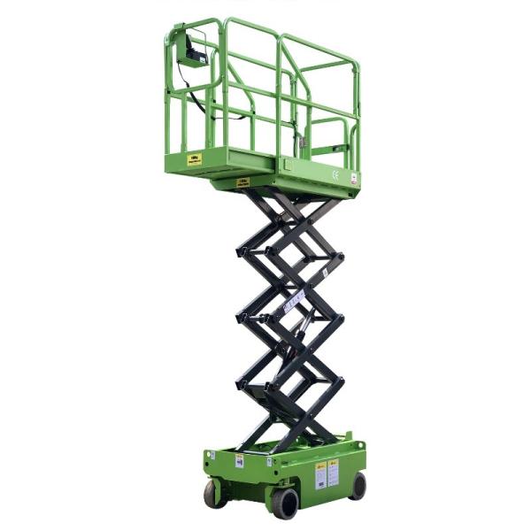 O tipo carga das rodas do giro de 240kg mini Scissor o elevado desempenho bonde completo do elevador