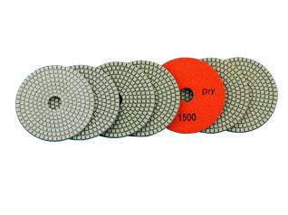 4 Inch Wet and Dry 3 Steps Flexible Polishing Pad Granite and Marble Stone Grinding and Polishing