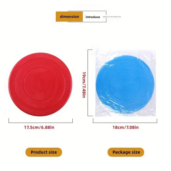Frisbee résistant de formation d'animal familier de silicone d'animal familier de morsure en caoutchouc faite sur commande de Toy Silicone Rubber Toy Soft