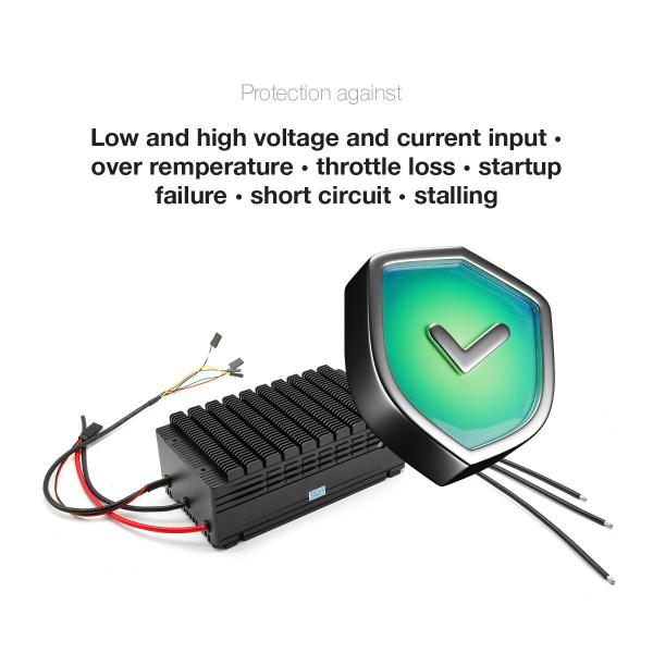Alta tensión 400V Precisión PWM ESC Con CAN Bus Para el motor DC sin escobillas Drone de elevación pesada