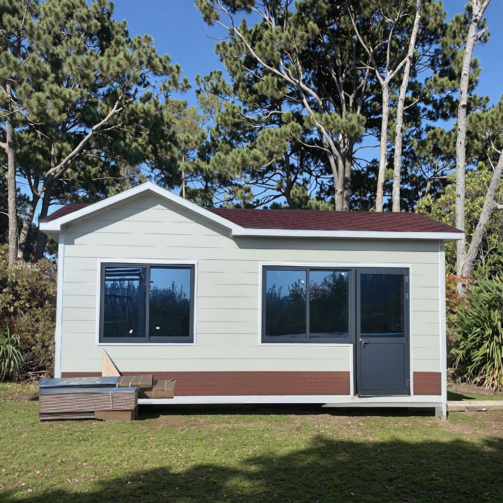 Detachable Modified Shipping Container House for Office Hotel Living Room Workshop and Outdoor Use Made of Steel