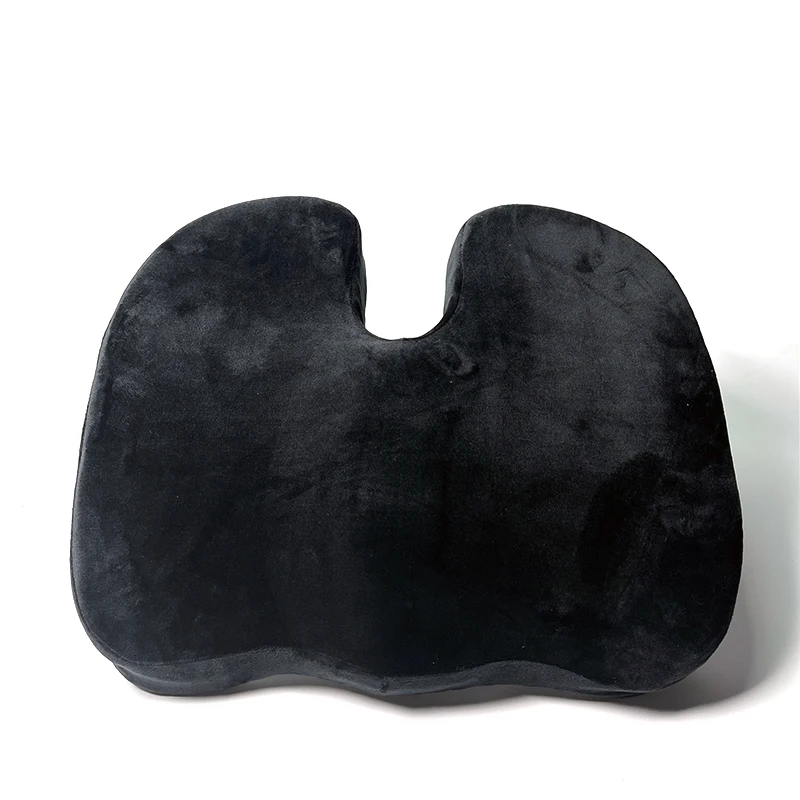 Breathable U-shape Memory Foam Coccyx Orthopedic Seat Cushion Core for Pure Color