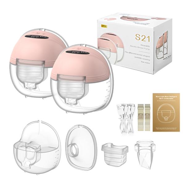 Double Wearable Breast Pump Set 3 Modes 12 Levels Electric Mother Feeding Pump Rechargeable