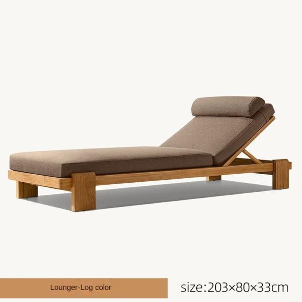 Anti Corrosion Teak Wood Sofa And Table Set For Outdoor Living Spaces