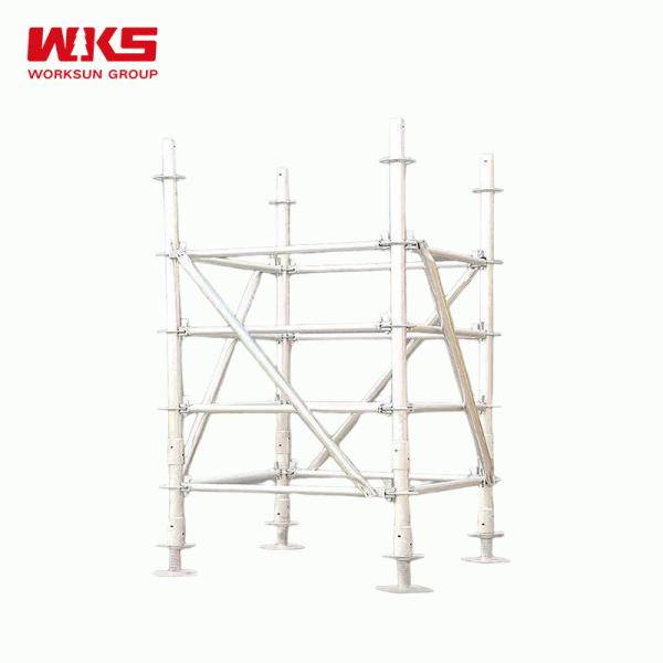 1.8KG - 18.75KG Ring Lock System Scaffolding Q235 Heavy Duty Scaffolding With 60mm Diameter Tube