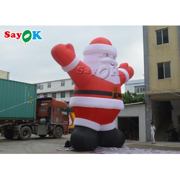 Pvc раздувной Санта Клаус украшений 6m праздника