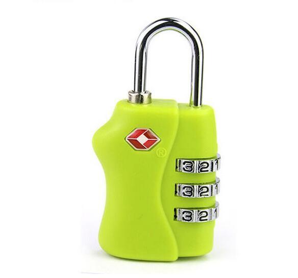 blue lock PC material TSA travel lock& Fashion Design Tsa Luggage Lock& Tsa Bag Number Lock