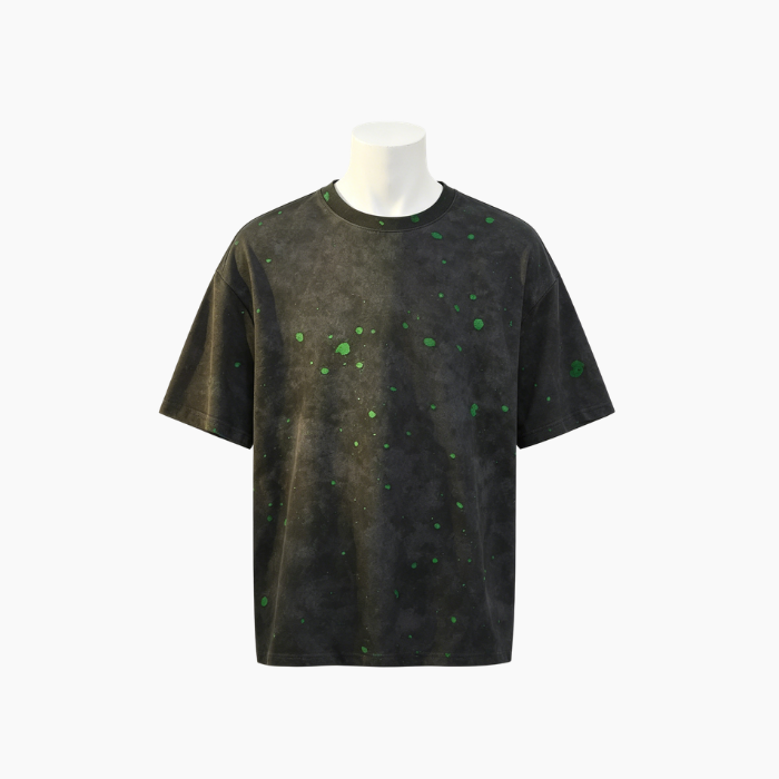 180GSM - 250GSM Basic Crew Neck Tee Cotton Blend Loose Fit T Shirt Summer