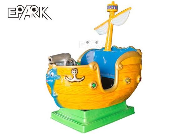 180W Pirate Ship Swing Children'S Coin Operated Rides For Star Hotels