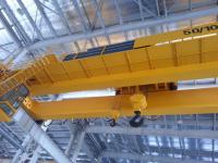 63Ton Electris Double Girder Overhead Crane Applies To Construction Site Lifter , Warehouse