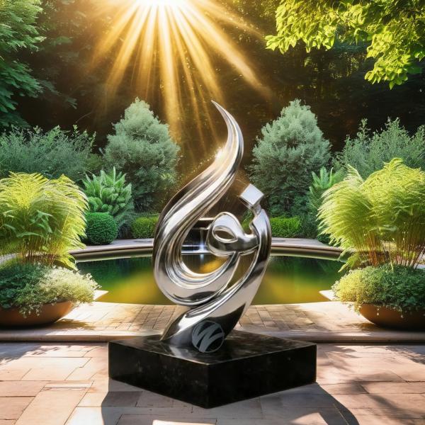 Bespoke Modern Metal Sculpture: Commission Your Signature Outdoor Art Piece