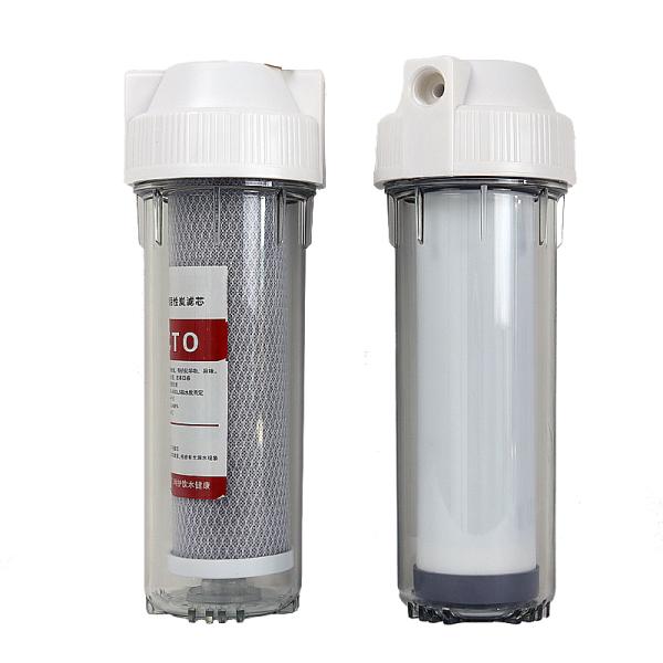 Powerful 3 Stage Whole House Water Filter System with Activated Carbon Filter Housing