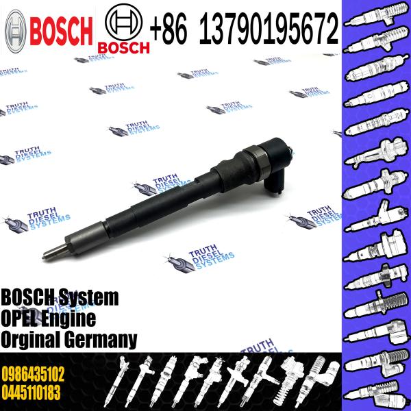High Quality 0445110183 0986435102 Common Rail Fuel Diesel Injector For Alfa Romeo Fiat Ford