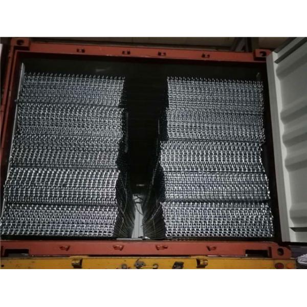 Industrial Steel Walkway Grating 824mm Pre Painted Steel Coil Frame Lattice