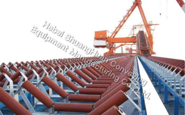 Self Aligning Friction 1.5kw Conveyor Belt Idlers Vacuum sealed