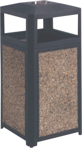 Водоустойчивый на открытом воздухе стоящий Ashtray с крышкой 530*530*H1070mm