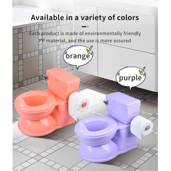 Custom Logo Baby Potty Toilet EN-71 Certified Purple Training Potty for Babies
