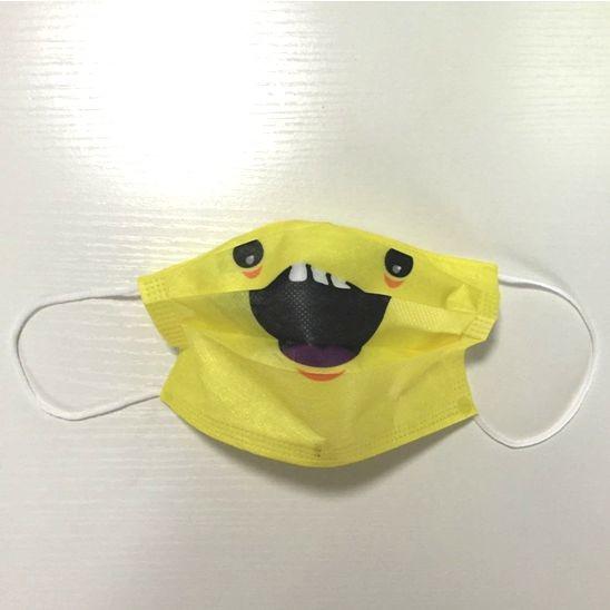 China supplier colorful funny disposable printed non woven surgical medical face mask mouth cover