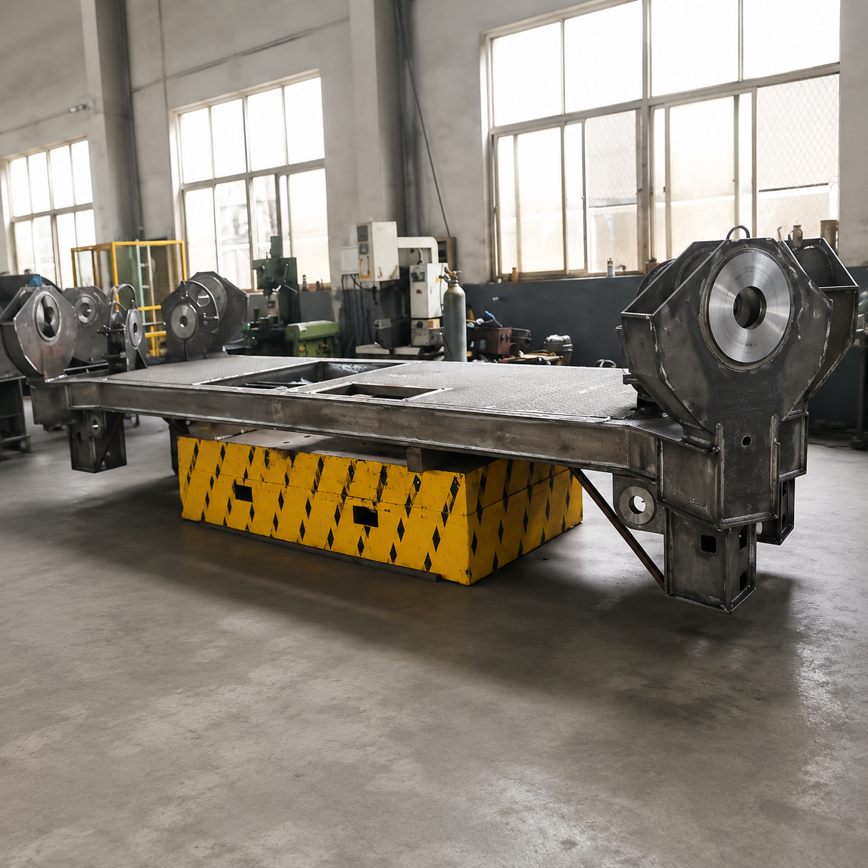 Heavy Machine Base Plate ODM CNC Machining Precision Parts For Automation Equipment