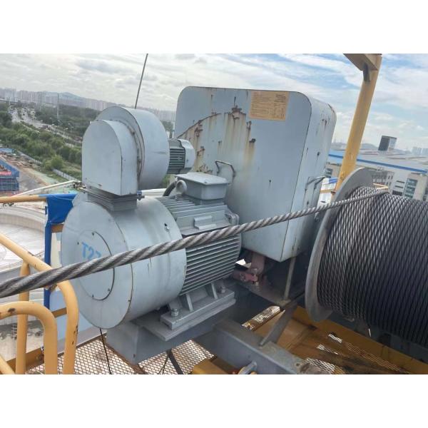 Crane à tour plat 7525-16 XCMG d'occasion de 2019 avec capacité de levage de 16 tonnes, boom de 75m