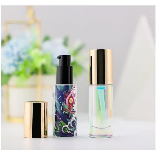 30ml 50ml Clear Empty Makeup Pump Bottle Customizable For Lotion