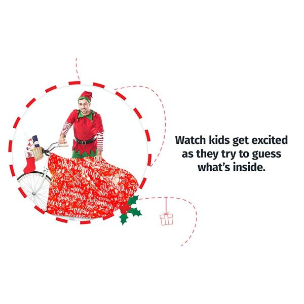 Jumbo Gift Giant Bike Bag, heavy duty Oversized, Jumbo Extra Large, Xmas Present Gift wrapping sacks