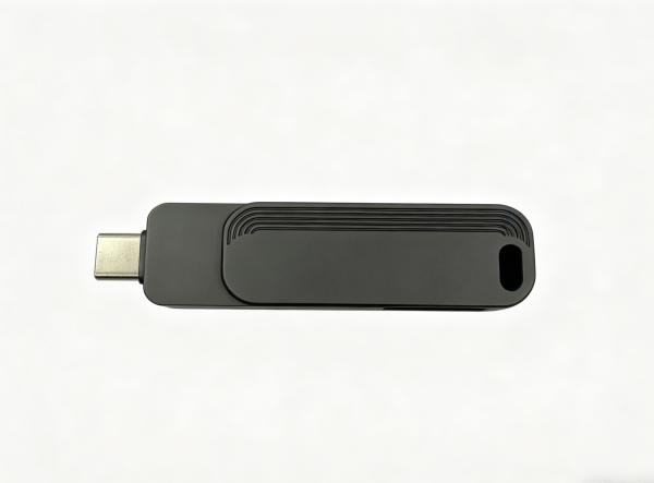 Gun Black Color Usb 3.0 + Type C 1005 Passed H2 Test Type C USB Flash Drives Fast Match USA And EU Standrad