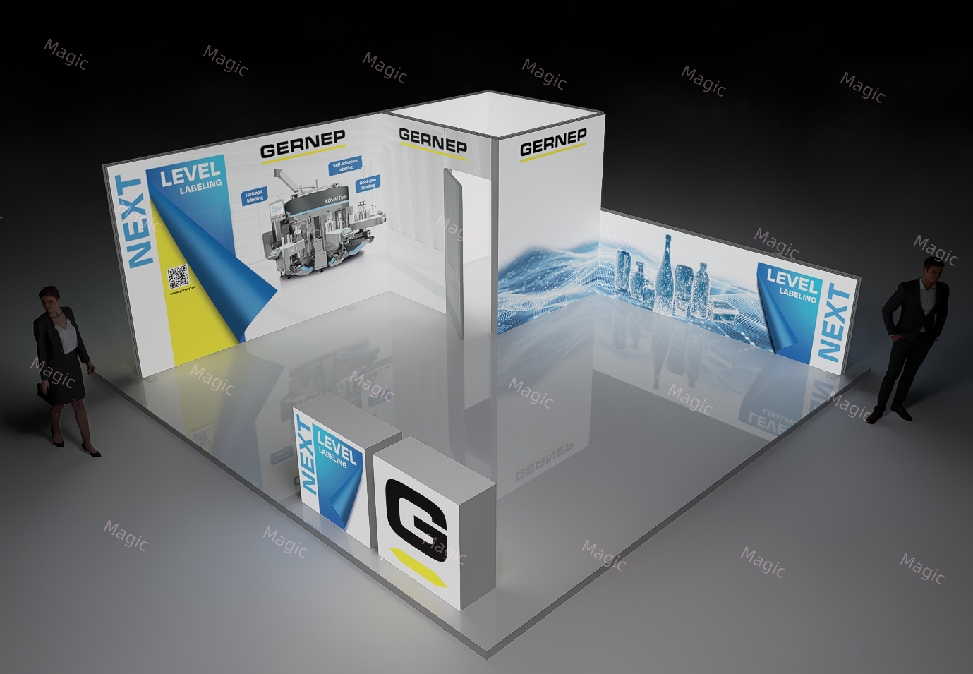 20x20ft SEG Light Box Aluminum Frame Dye Sublimation Fabric Lightbox Booth