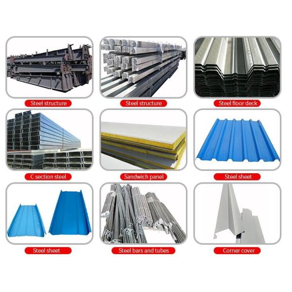 Q355B Prefabricated Light Steel Structure Frame H Section Beam